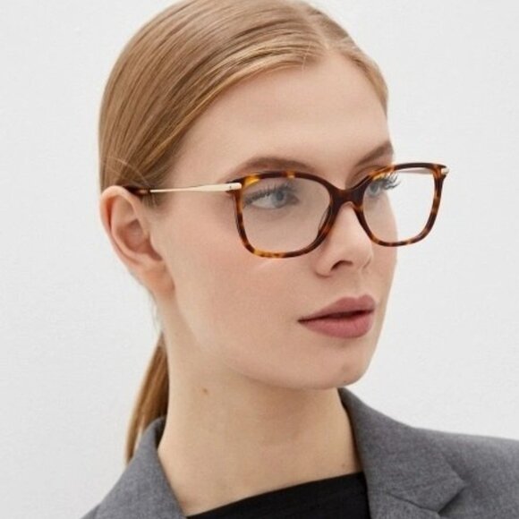 NEW CHLOE EYEGLASSES HAVANA GOLD WOMEN EYEWEAR CHLOE CH0059O 009